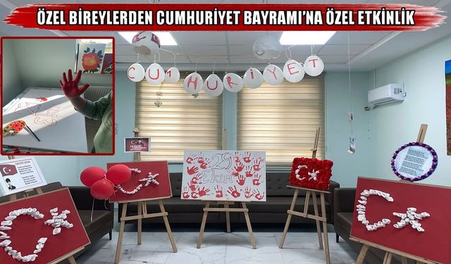 Muş’ta özel bireylerden 29 Ekim etkinliği: Türk bayrağı boyadılar