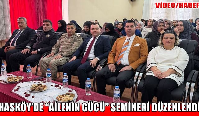 Hasköy’de bağımlılıkla mücadelede “Ailenin Gücü” vurgusu