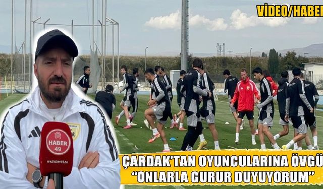Muşspor teknik patronu Çardak: Oyuncularımız bu zorlu süreci başarıyla tolere ediyor
