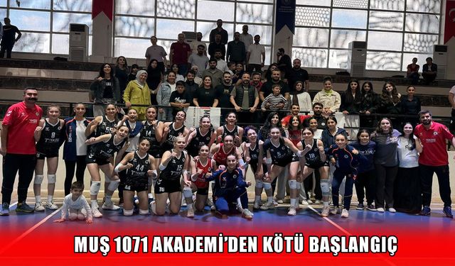 Muş 1071 Akademi sezona mağlubiyetle başladı