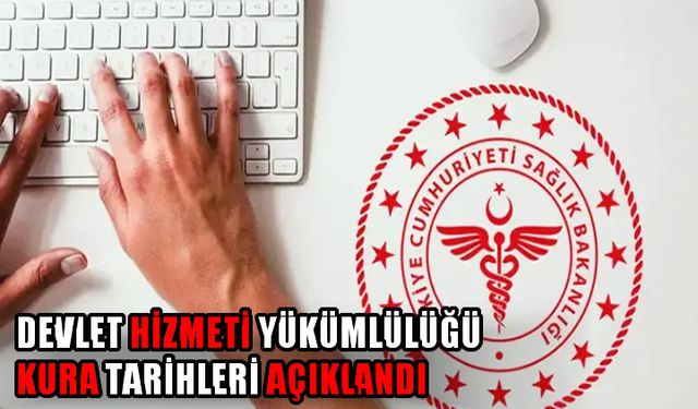 Sağlık Bakanlığı atama takvimini açıkladı