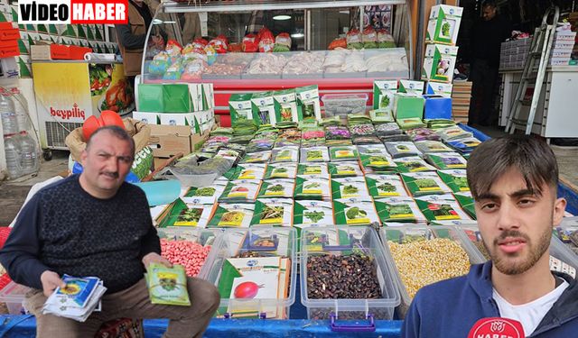 Muş’ta baharın gelişiyle birlikte tohum satışları başladı