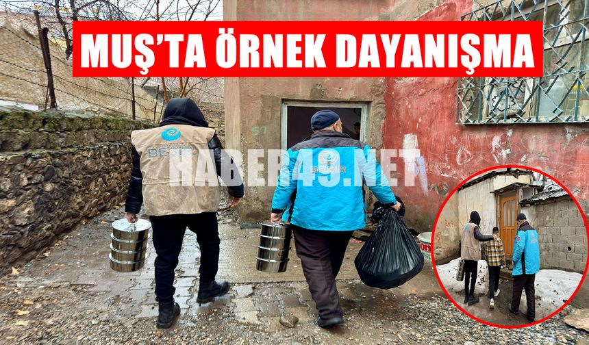 Muş’ta gönüllülerden ramazan ayına özel iftar dayanışması