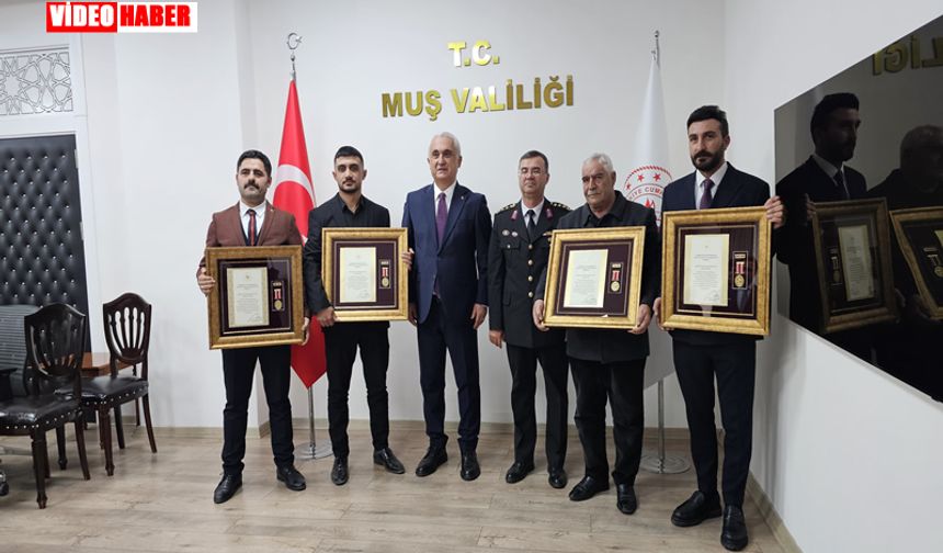 Muş'ta “Devlet Övünç Madalyası ve Beratı” töreni düzenlendi