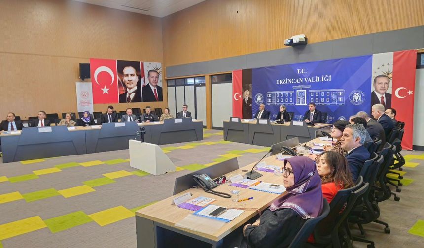 Erzincan’da Kadına Yönelik Şiddetle Mücadele İçin Önemli Toplantı Gerçekleştirildi