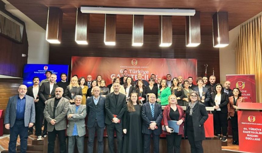 Türkiye Gazetecilik Başarı Ödülleri sahiplerini buldu