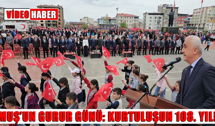 Muş’un düşman işgalinden kurtuluşunun 108. yılı törenle kutlandı