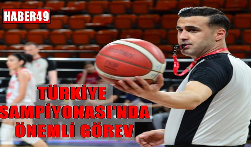 Muşlu hakem Cantürk, U-18 Türkiye Şampiyonası'nda görev alacak