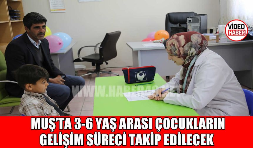 Muş’ta çocukların geleceği için erken tanı desteği