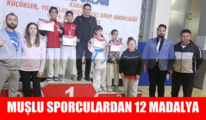 Muşlu karateciler müsabakalara damga vurdu
