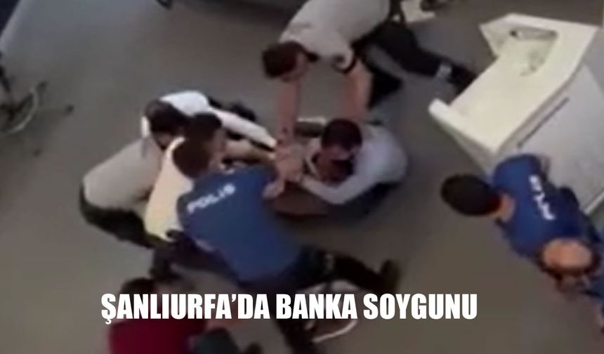 Viranşehir Ziraat Bankası’nda Gerilim Dolu Anlar: Bıçak Çeken Şahıs Banka Müdürünü Tehdit Etti