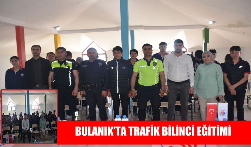 Bulanık’ta Polis Haftası’nda öğrencilere trafik bilinci aşılandı