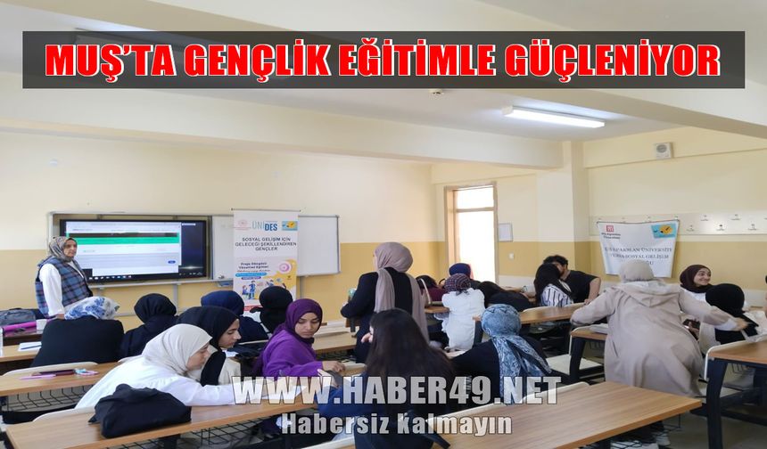 Bulanık MYO’da gençlik odaklı eğitim programı
