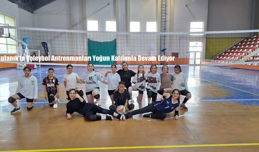 Bulanık’ta Voleybol Antrenmanları Yoğun Katılımla Devam Ediyor