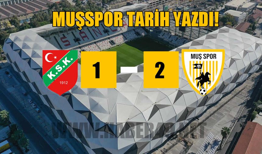 Muşspor adını finale yazdırdı