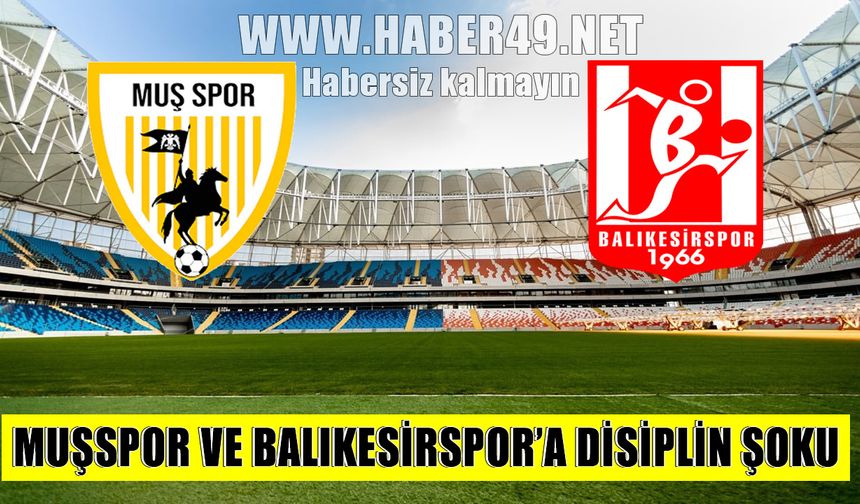 Muşspor PFDK’ya sevk edildi