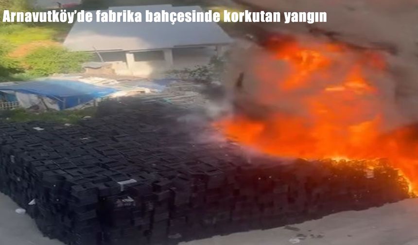 Plastik Kasalarda Başlayan Yangın, Kısa Sürede Tüm Bahçeyi Sardı