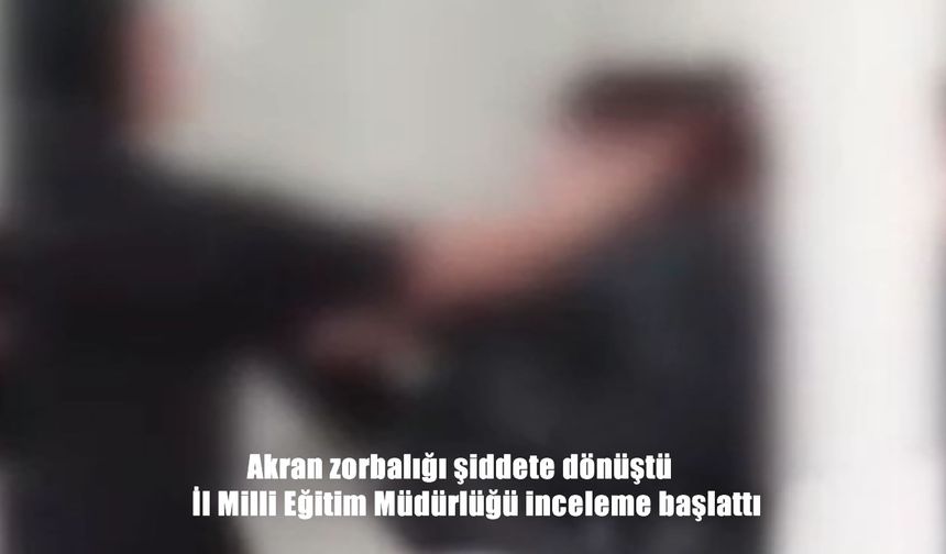 Sivas’ta Lise Öğrencisine Şiddet Kamerada: Akran Zorbalığına Karşı İnceleme Başlatıldı