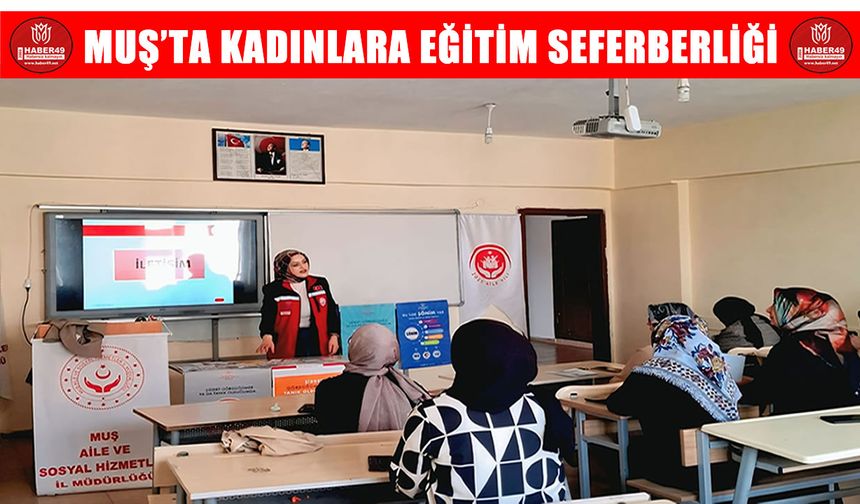 Muş’ta erken evlilik ve şiddete karşı eğitim seferberliği