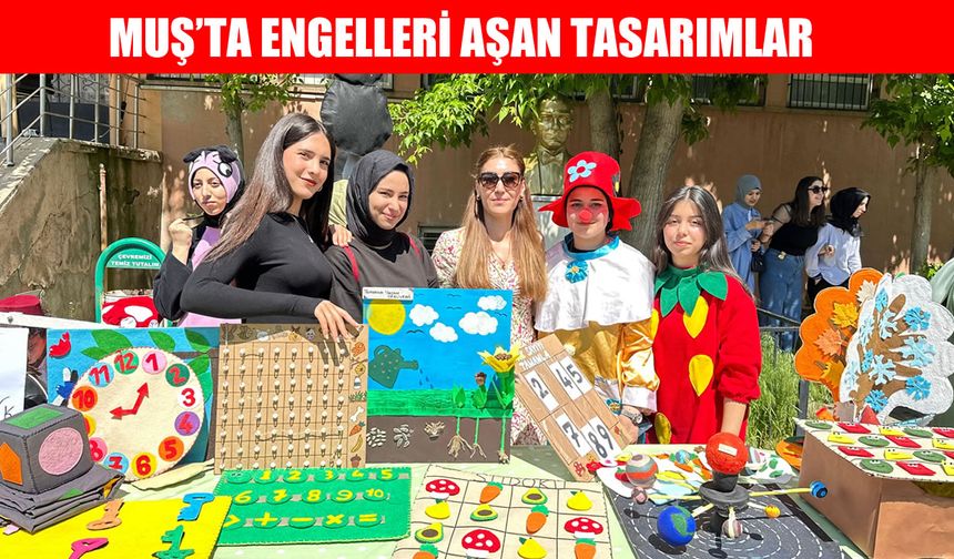 Muş’ta ‘Engelsiz Yaşam Materyalleri’ sergisi ilgi odağı oldu
