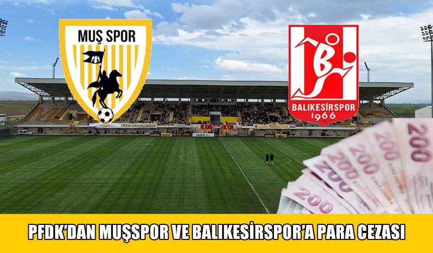 35 yıl sonra şampiyon olan Muşspor’a PFDK’dan kötü haber