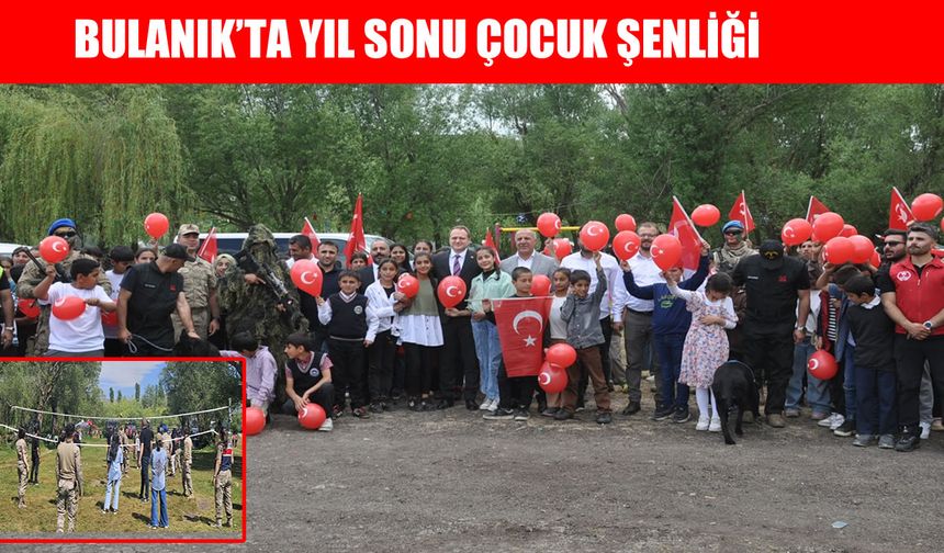 Bulanık'ta yıl sonu çocuk şenliği coşkuyla kutlandı