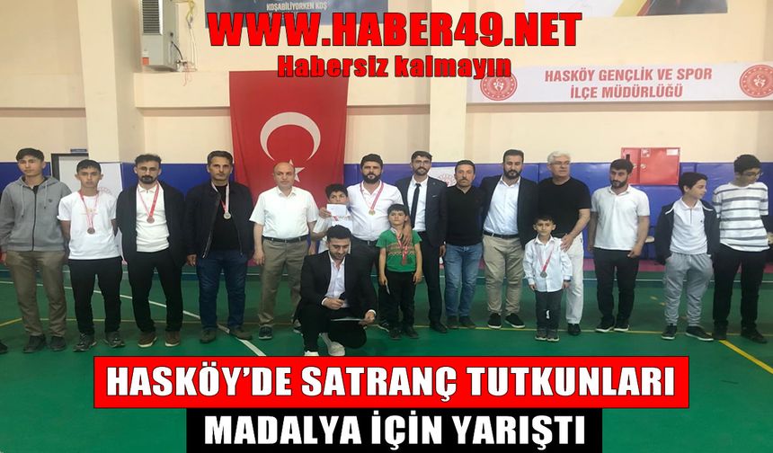 Muş’ta satranç heyecanı zirveye taşındı: Genç zihinler madalyalarla ödüllendirildi
