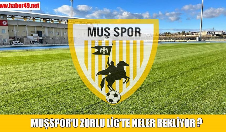 Muşspor’u yeni sezonda zorlu rakipler bekliyor