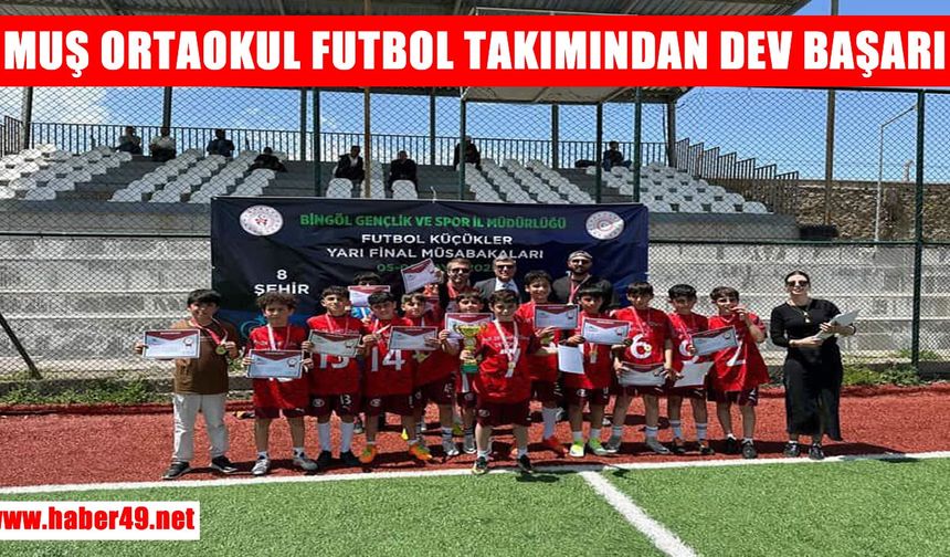 Muş’un genç futbolcuları Türkiye finallerinde