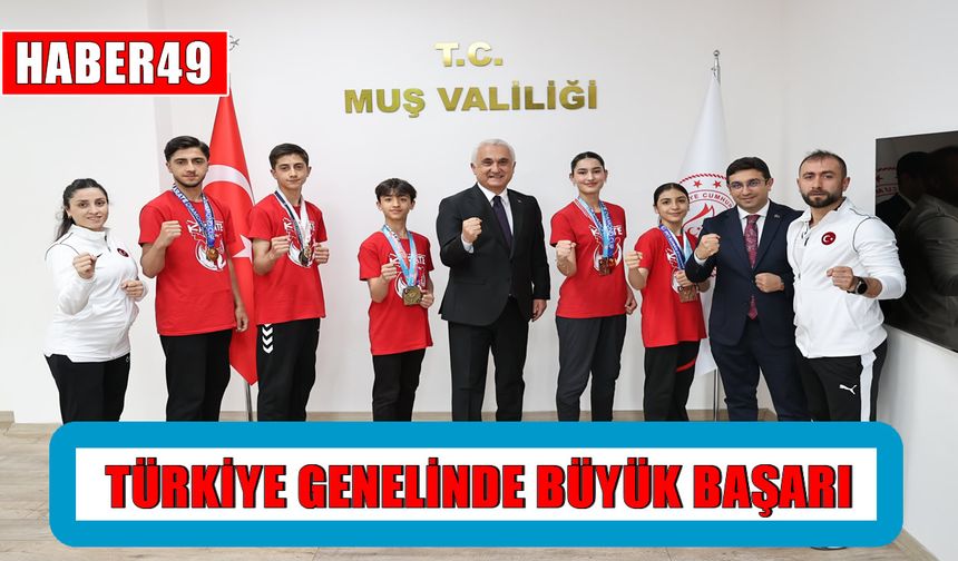 Muşlu karatecilerden Türkiye genelinde büyük başarı