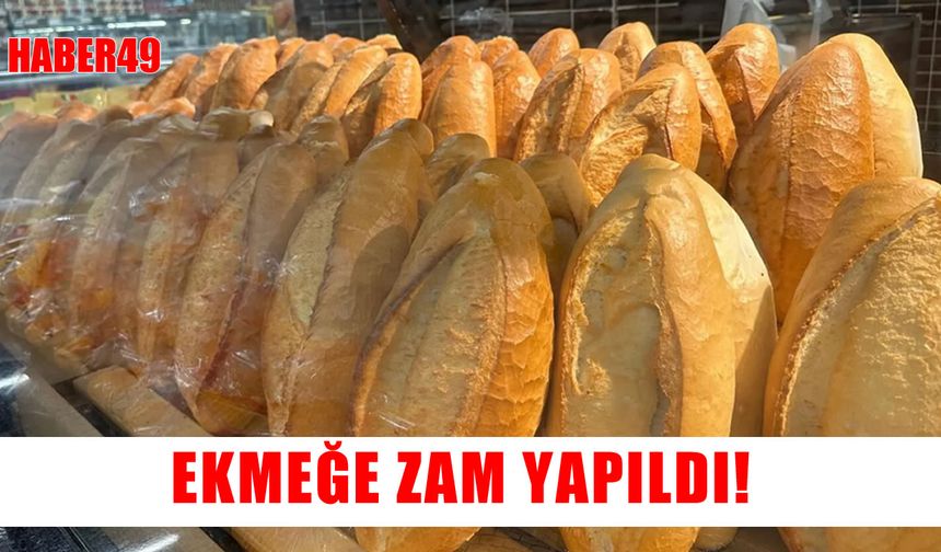 Muş’ta ekmeğe zam