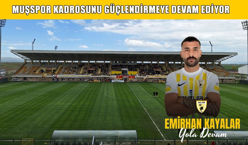 Emirhan Kayalar Muşspor'da yola devam dedi