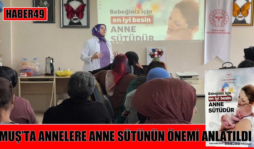 Muş’ta anneler için hayati eğitim başlatıldı
