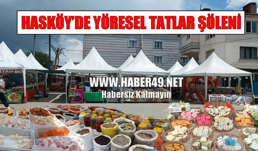 Türkiye’nin dört bir yanından gelen yöresel tatlar Hasköy’de buluştu