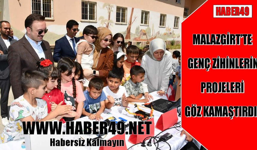 Malazgirt’te öğrencilerin hazırladığı projeler görücüye çıktı