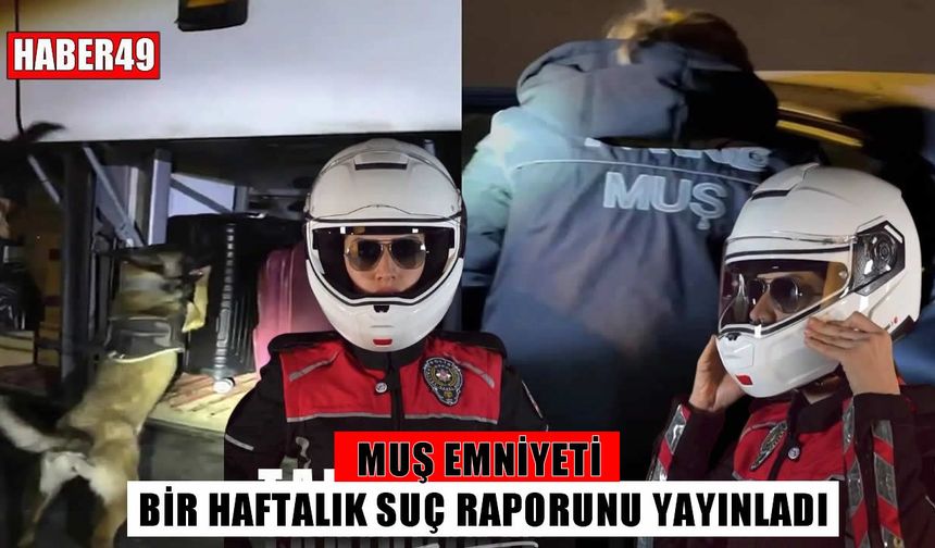 Muş’ta bir haftada 36 kişi yakalandı