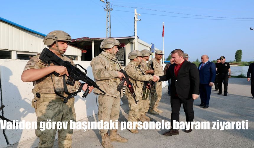 Erzincan’da Bayram Mesaisinde Olan Güvenlik Güçlerine Moral Desteği