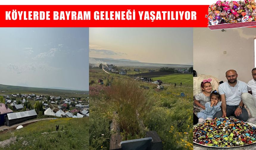 Bulanık’ta gençler ve çocuklar şeker toplama geleneğini yaşatıyor