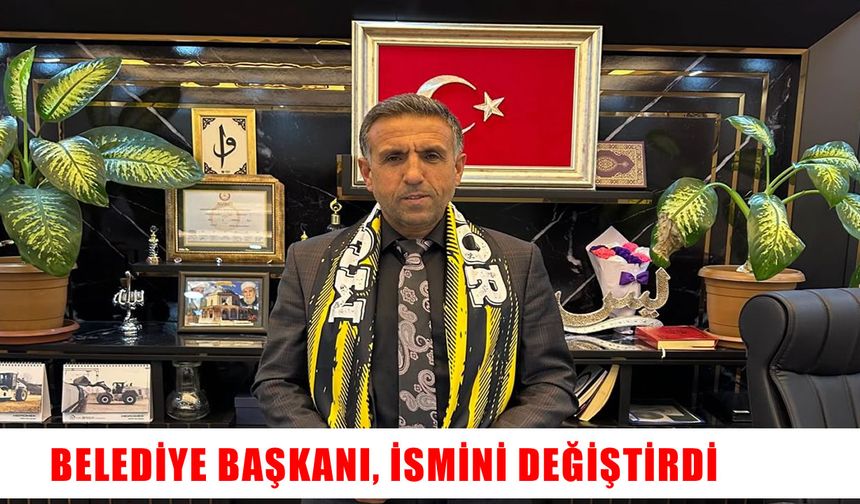 Sungu Belediye Başkanı Sayılgan ismini değiştirdi