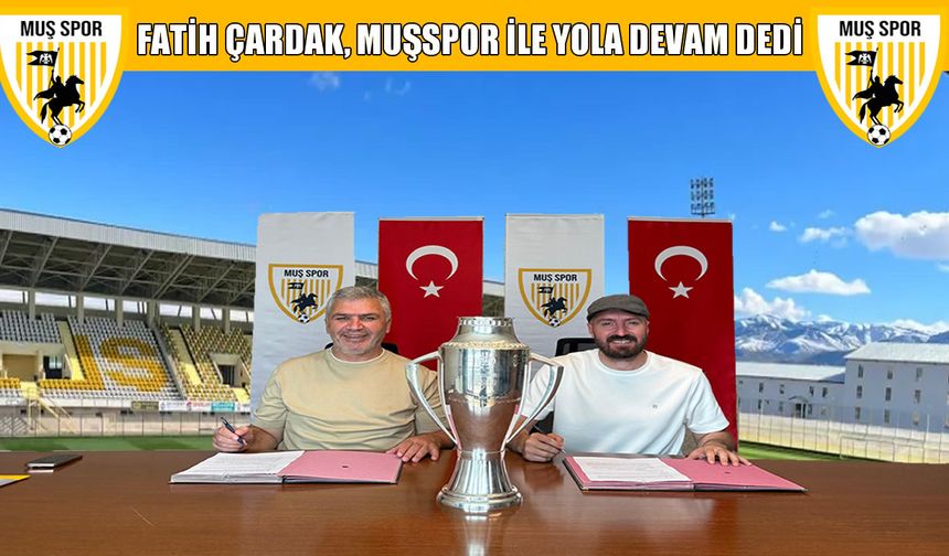 Şampiyon Muşspor'da Teknik Direktör Çardak ile yola devam!