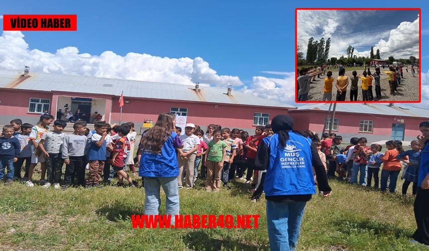Korkut Gençlik Merkezi, Konakdüzü Köyü’nde öğrencilerle buluştu