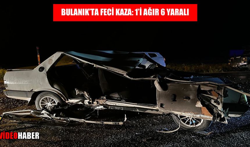 Bulanık’ta feci kaza: Çok sayıda yaralı var
