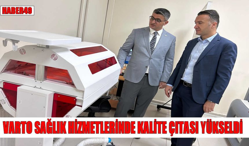 Varto Devlet Hastanesi’ne 3 yeni cihaz desteği
