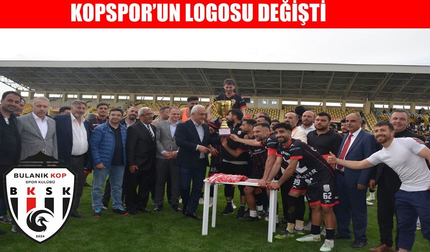 Bulanık Kopspor logosunu değiştirdi
