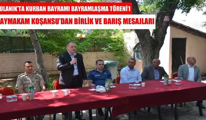 Bulanık’ta bayramlaşma töreni düzenlendi