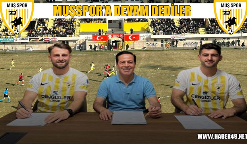 Şampiyonluğun kilit isimleri yeniden Muşspor'da