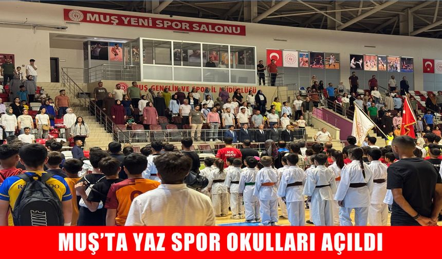 Muş'ta ‘Yaz Spor Okulları'yla çocuklar spora doyacak