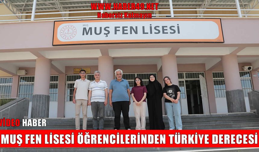 Muş Fen Lisesi’nden YKS’de rekor başarı