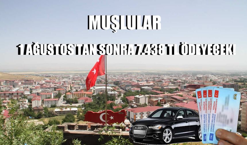 Muşlular dikkat: Cezası 7 bin lirayı geçti!