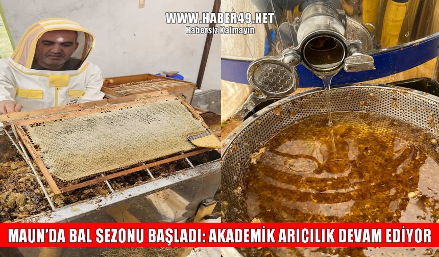 Muş’ta 2025 bal hasadı başladı: Verim düştü, kalite korundu